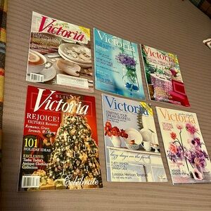 Victoria Magazine Collection 6 Vintage Issues
